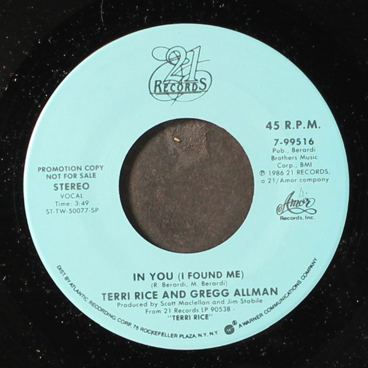 in you (i found me / same) by TERRI RICE & GREGG ALLMAN
