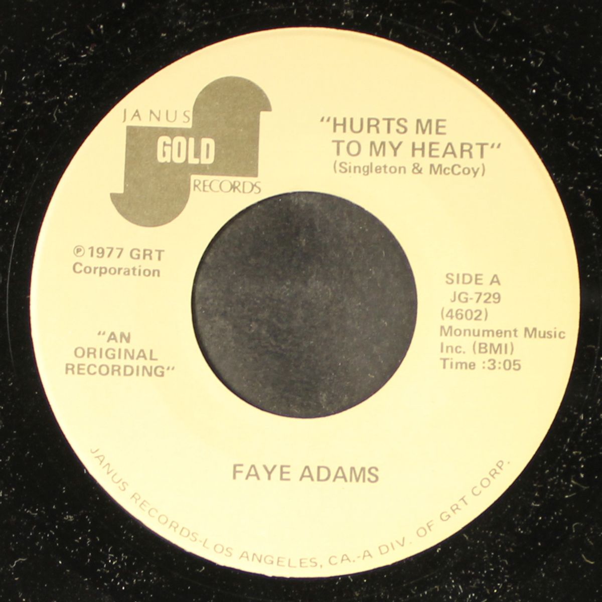hurts me to my heart / crazy mixed up world by FAYE ADAMS