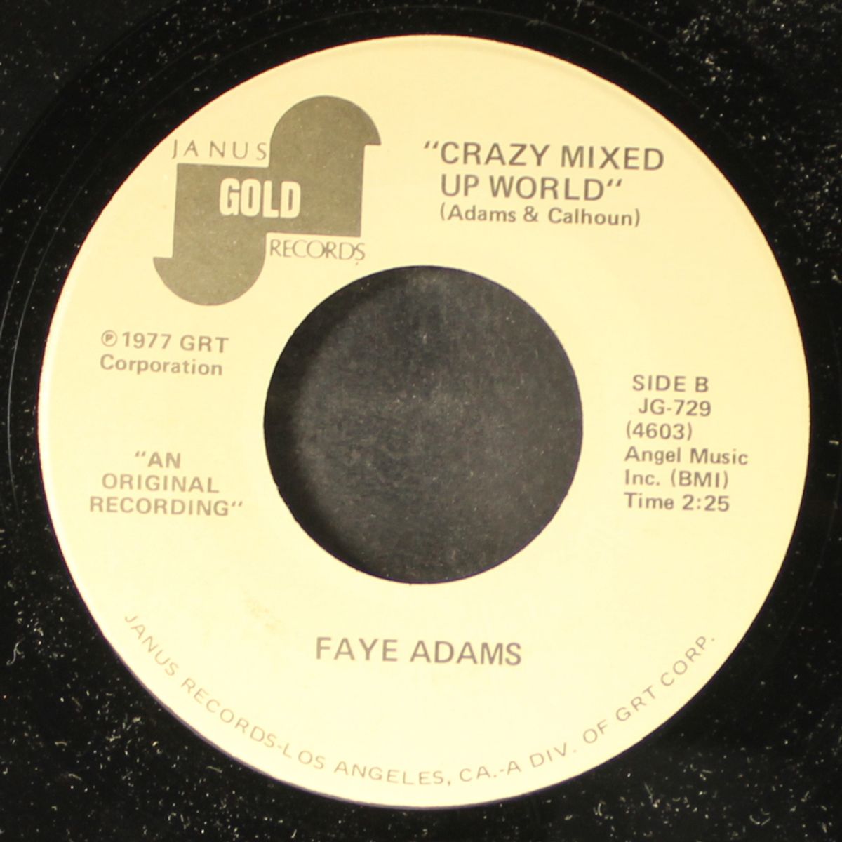 hurts me to my heart / crazy mixed up world by FAYE ADAMS