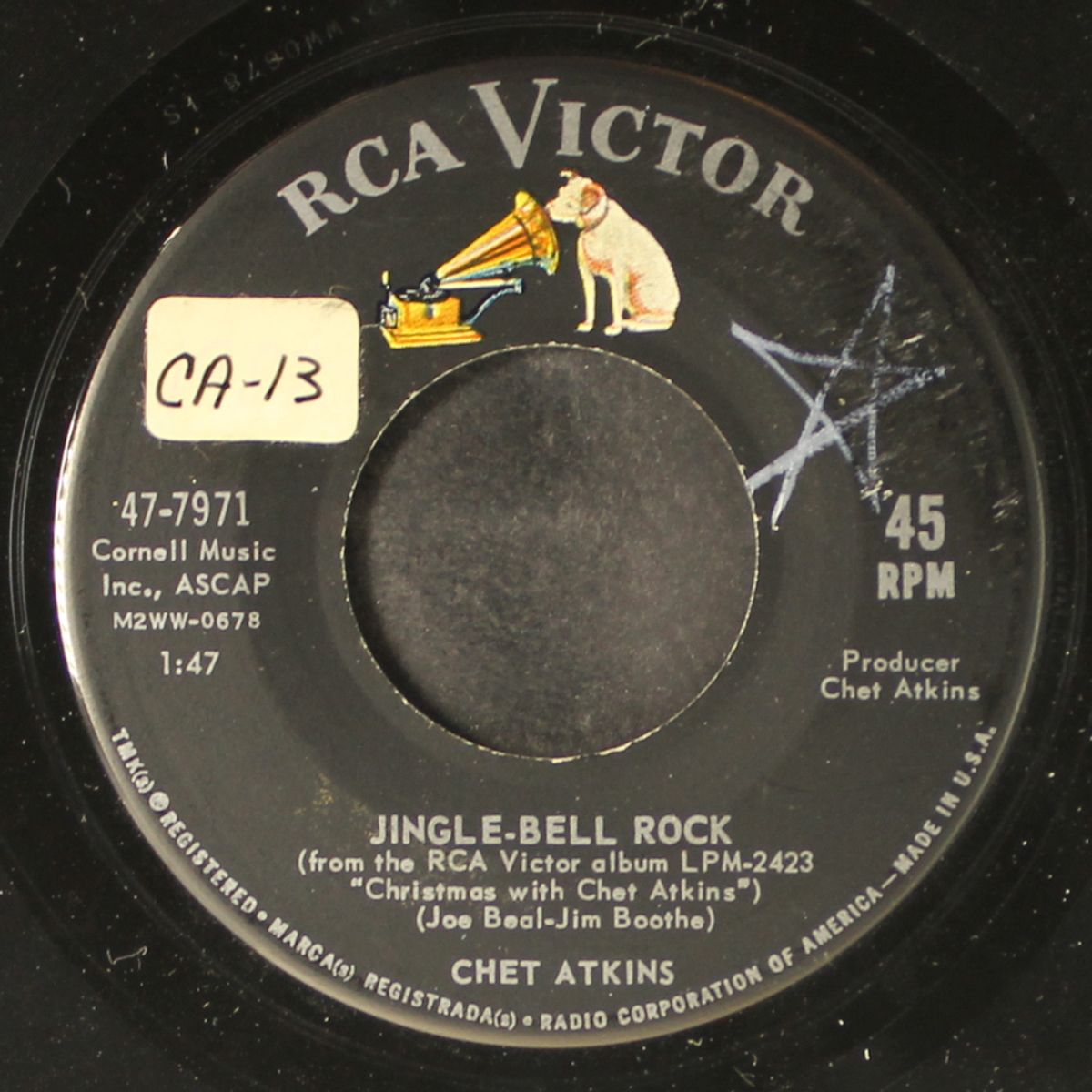 jingle-bell rock / jingle bells by CHET ATKINS