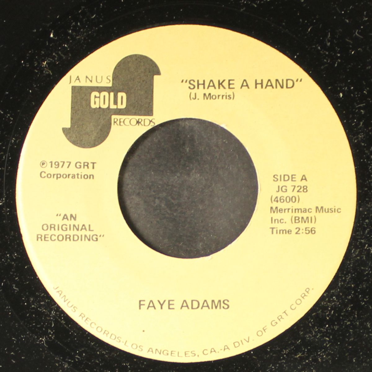 shake a hand / angels tell me by FAYE ADAMS