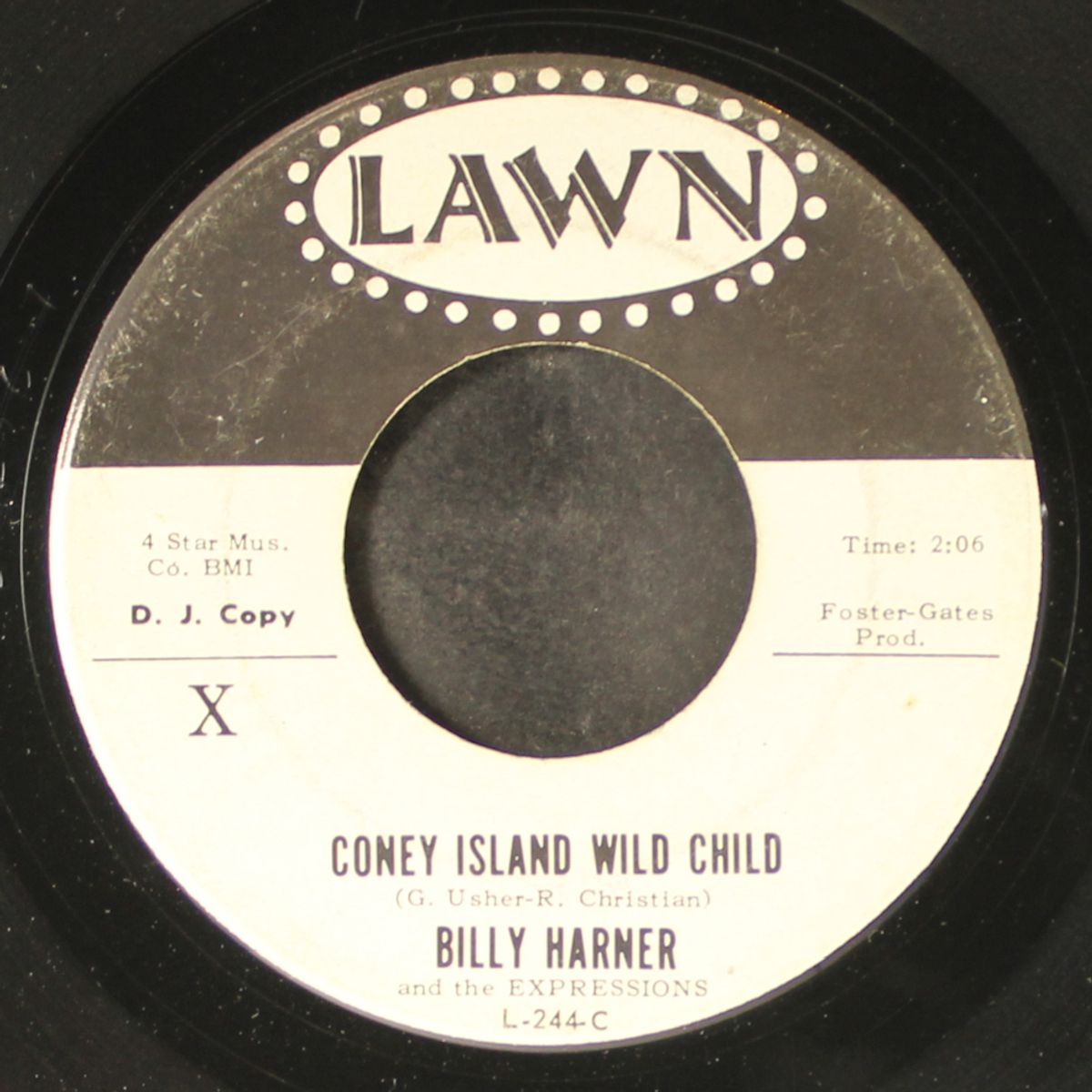 coney island wild child / feel good by BILLY HARNER