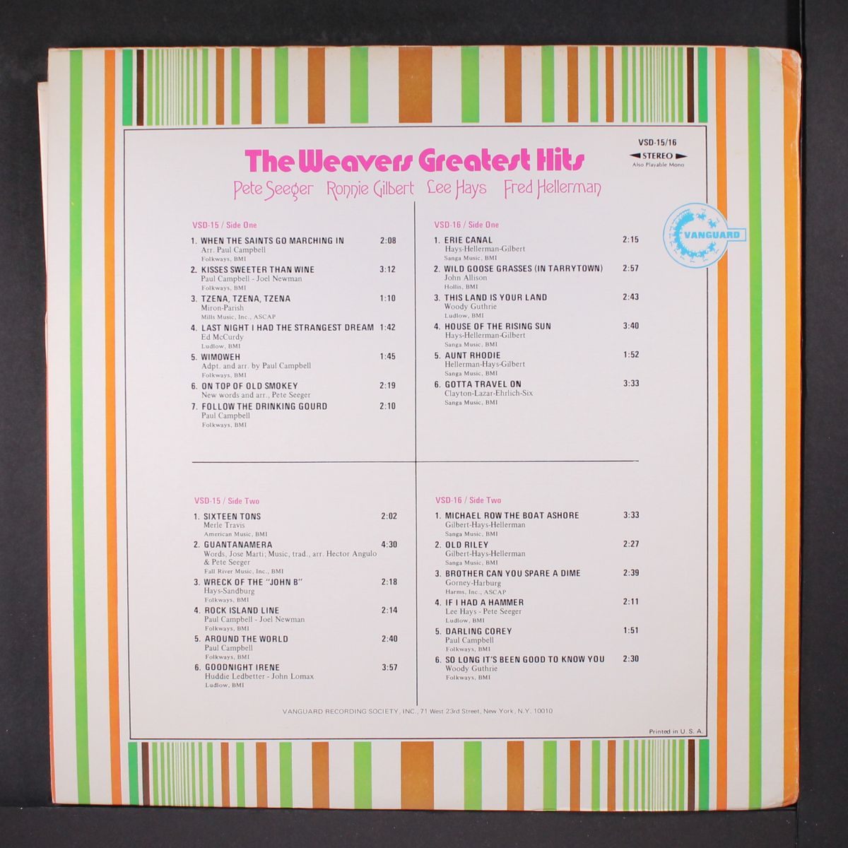 greatest hits by WEAVERS