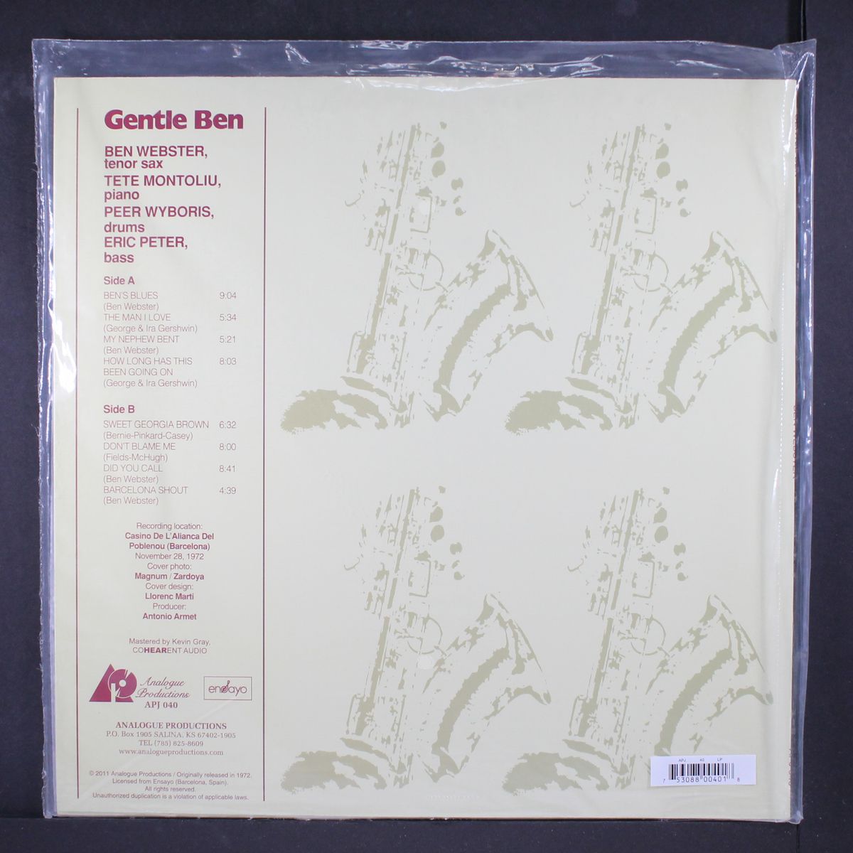 gentle ben by BEN WEBSTER