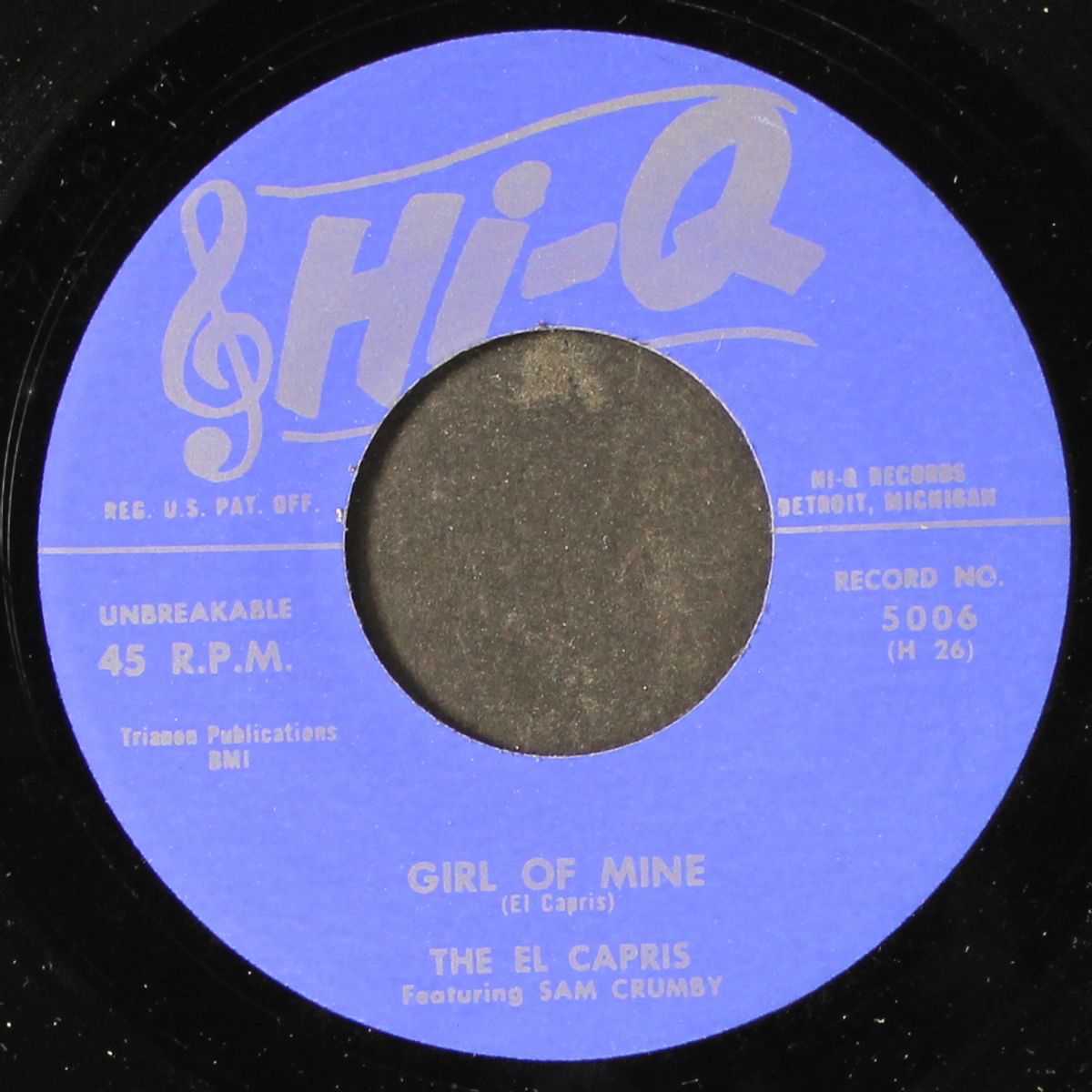 girl of mine / these lonely nights by EL CAPRIS