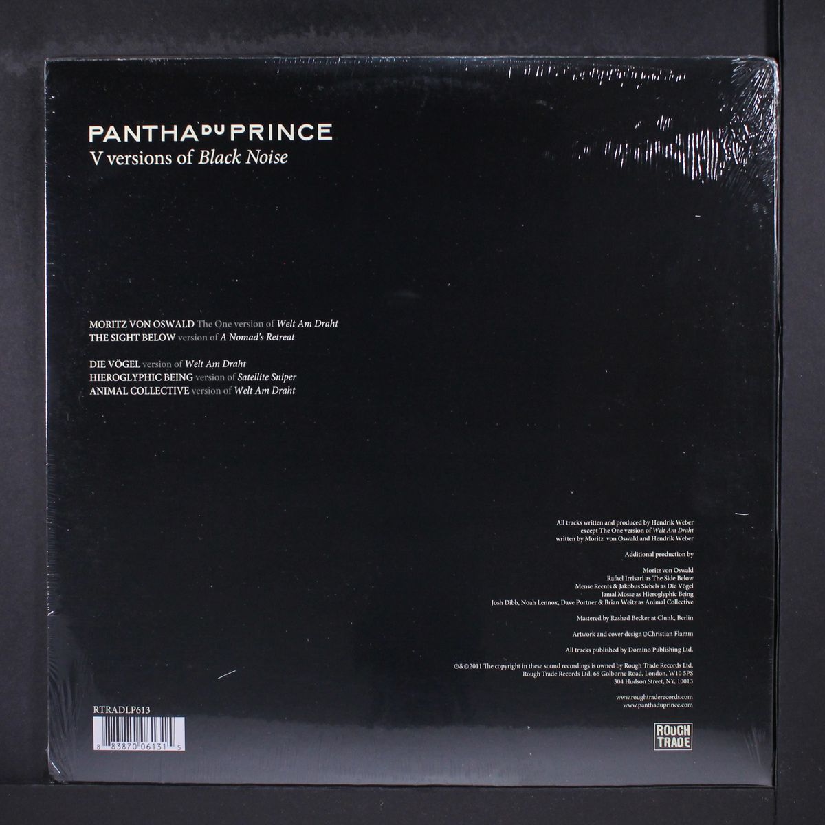 v versions of black noise by PANTHA DU PRINCE