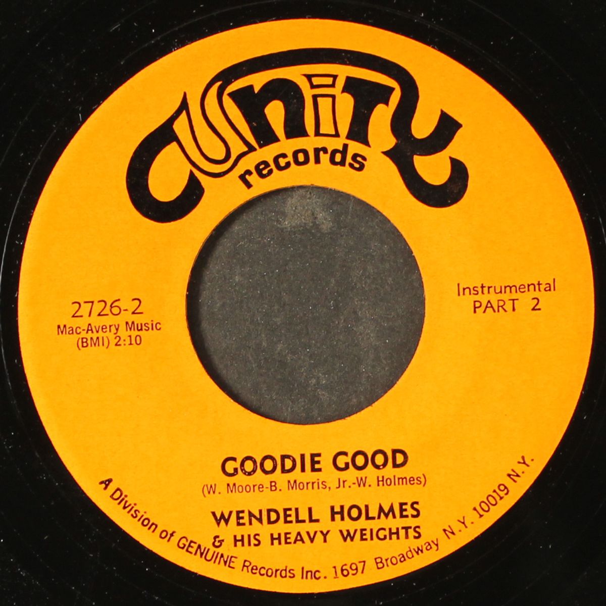 goodie good / part 2 by WENDELL HOLMES