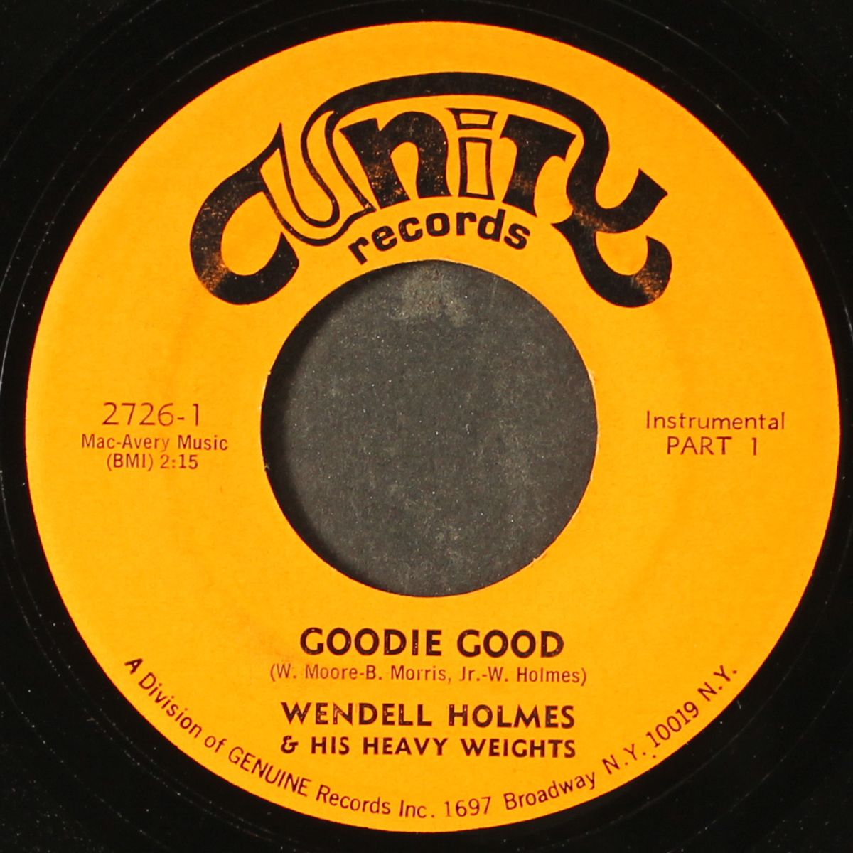 goodie good / part 2 by WENDELL HOLMES