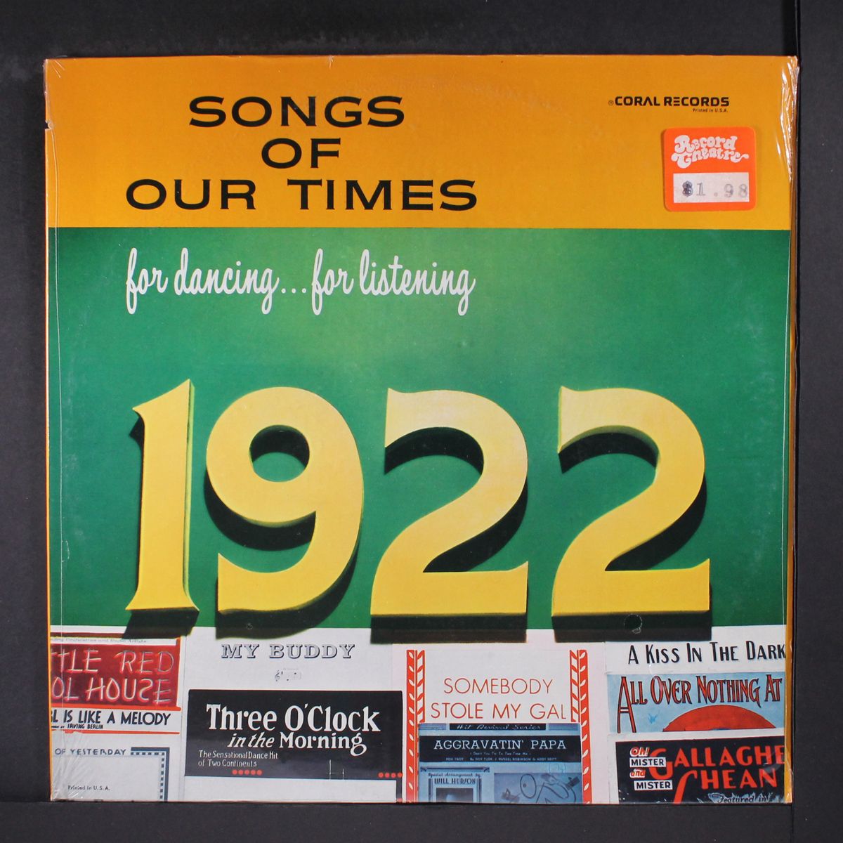songs of our times - song hits of 1922 by BOB GRANT