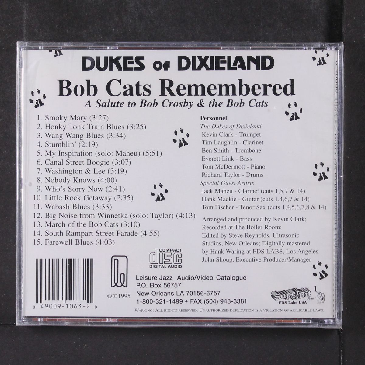 bob cats remembered by DUKES OF DIXIELAND