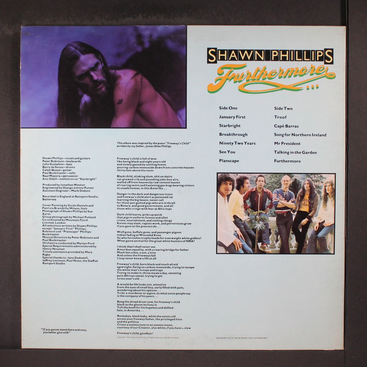 furthermore by SHAWN PHILLIPS