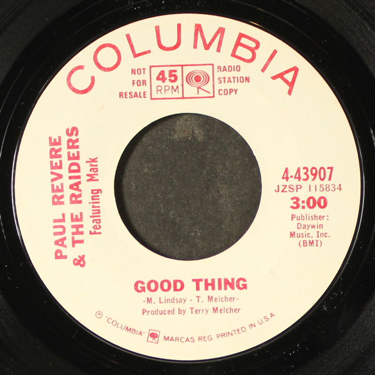 good thing / same by PAUL REVERE & RAIDERS