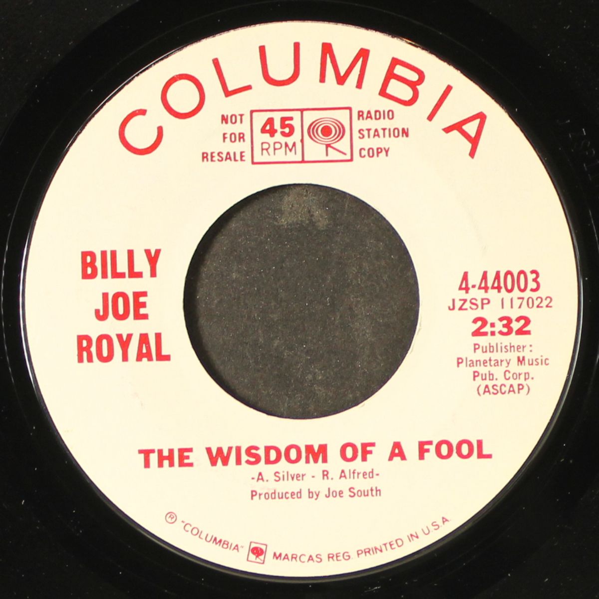 everything turned blue / the wisdom of a fool by BILLY JOE ROYAL