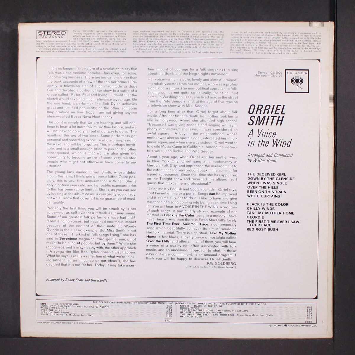 a voice in the wind by ORRIEL SMITH