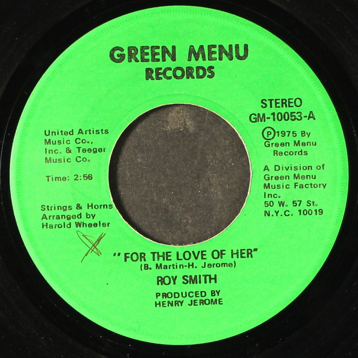 for the love of her / goin' south by ROY SMITH