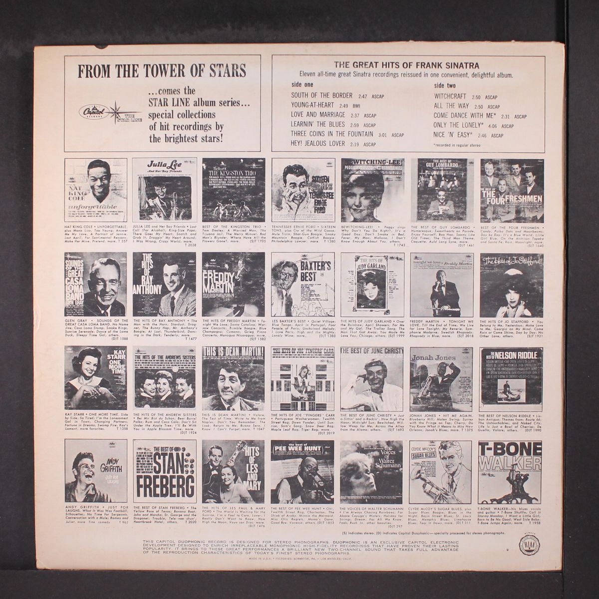 the great hits of by FRANK SINATRA