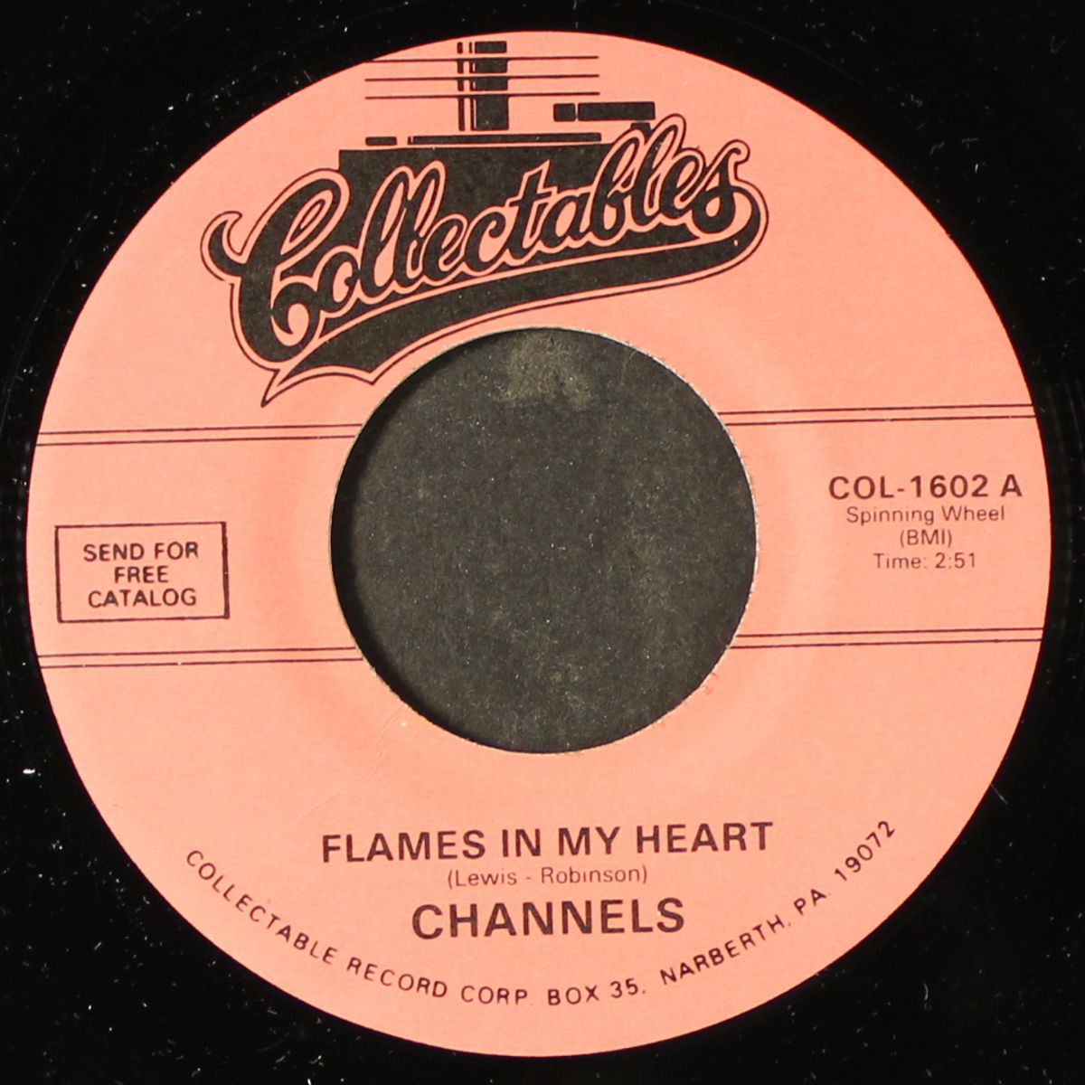 flames in my heart / my lovin' baby by CHANNELS