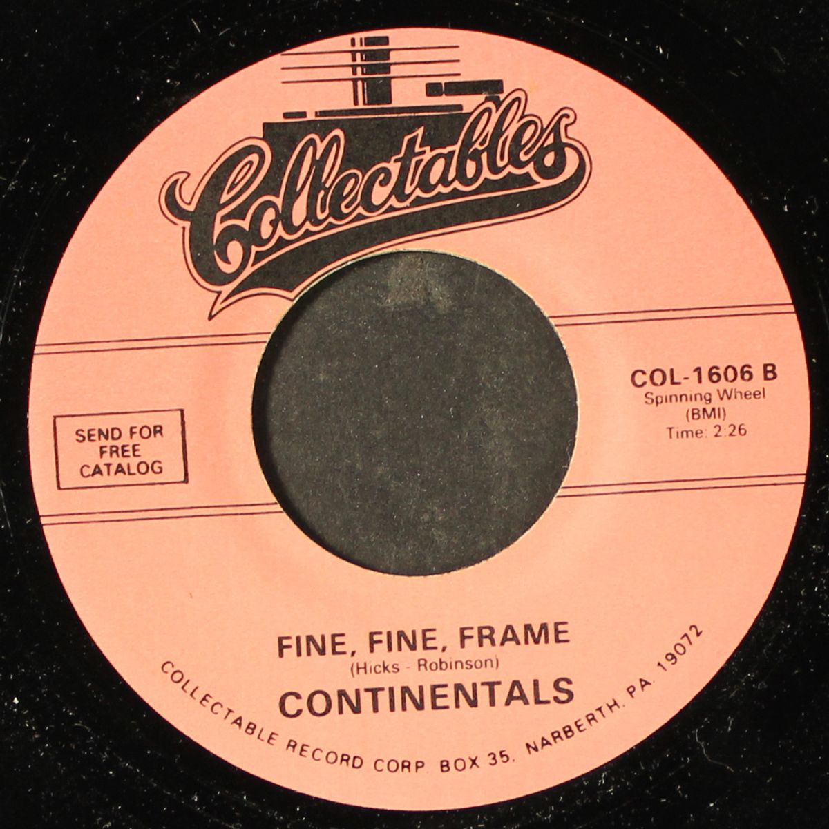 dear lord / fine, fine, frame by CONTINENTALS