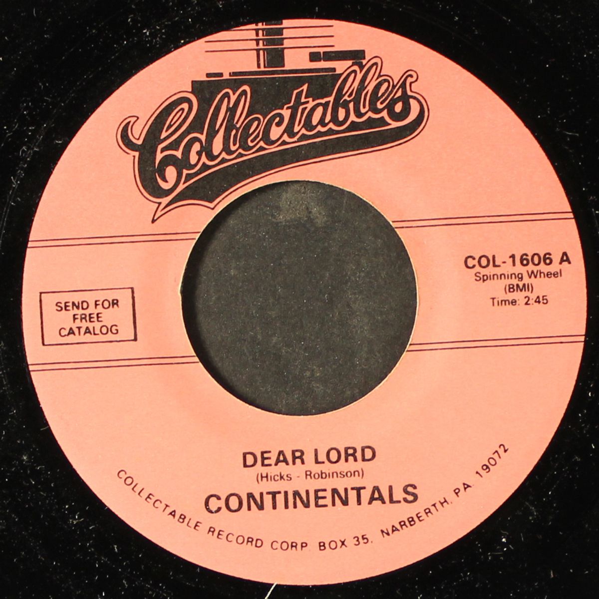 dear lord / fine, fine, frame by CONTINENTALS