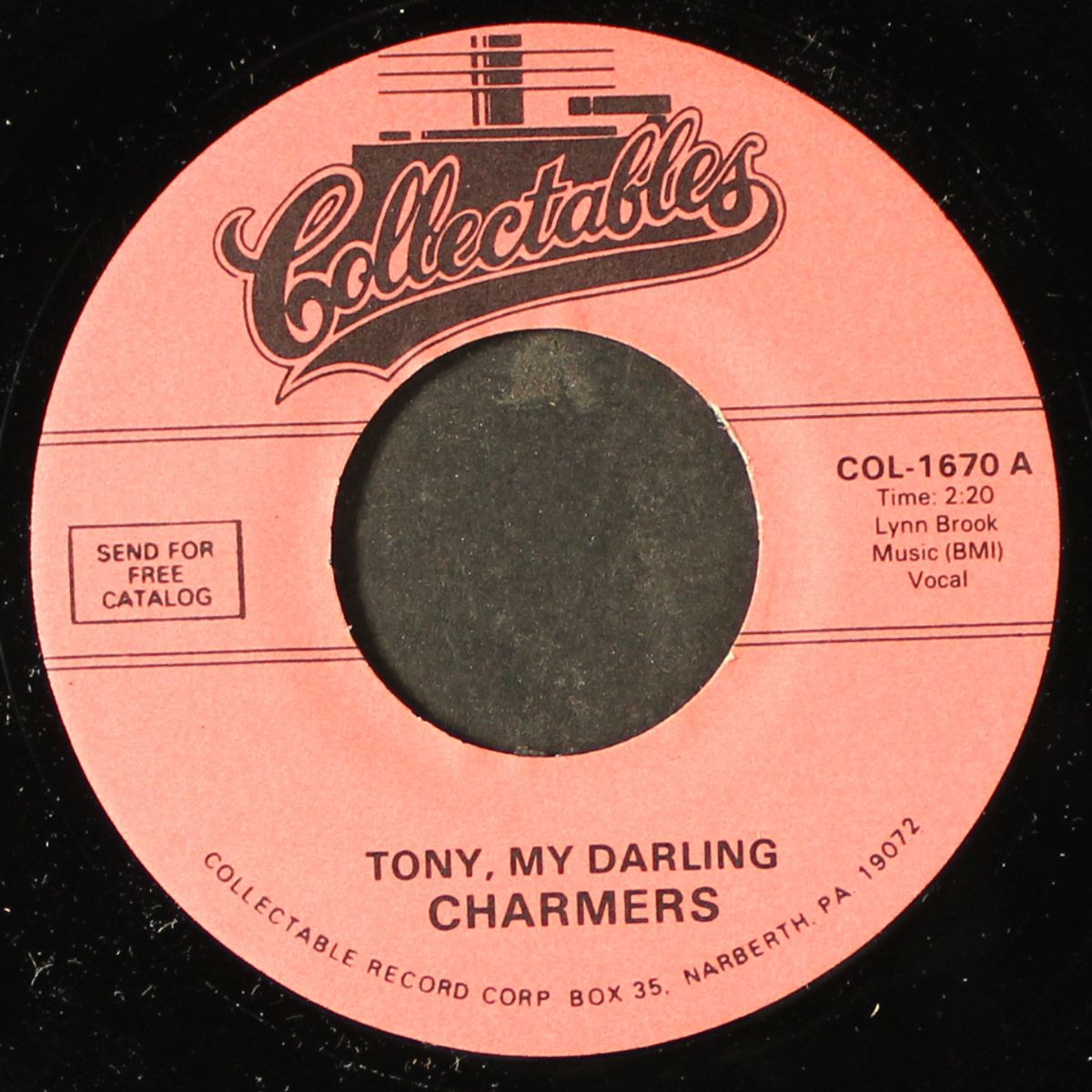 tony, my darling / in the rain by CHARMERS