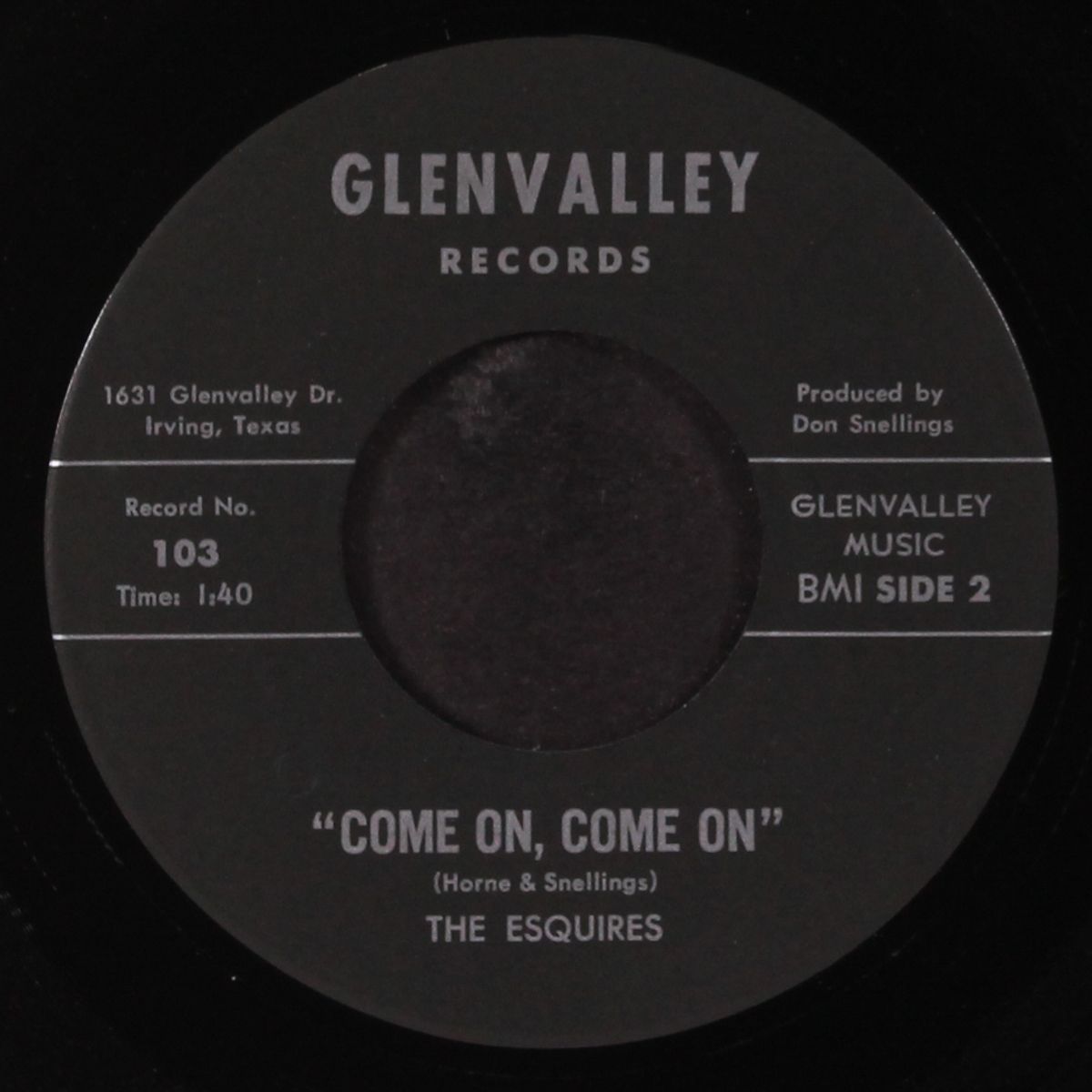 loneliness is mine / come on, come on by ESQUIRES