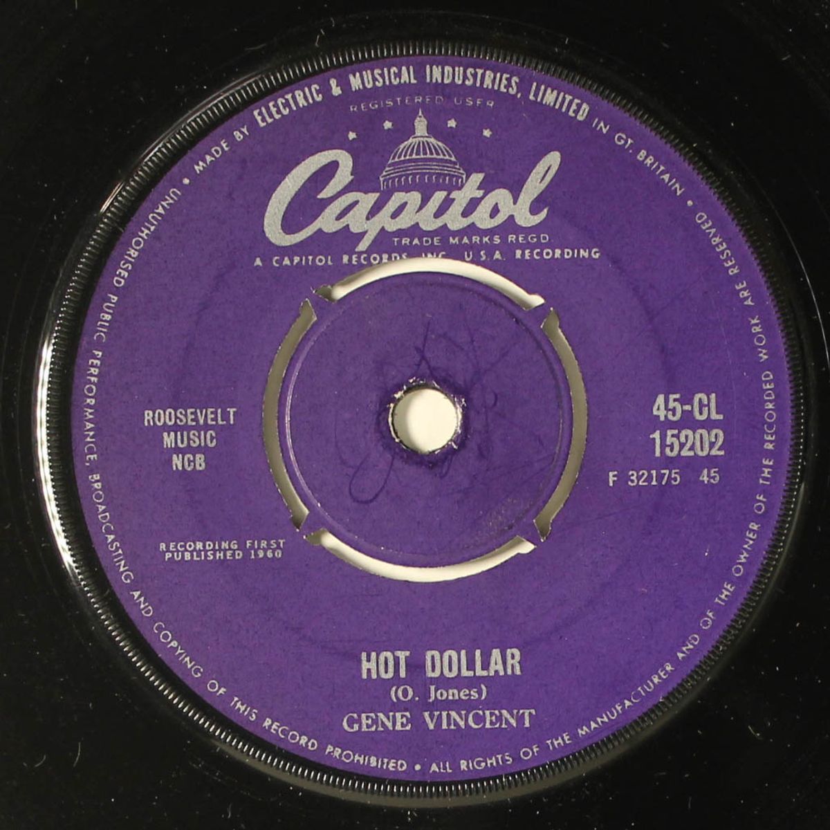 she she little sheila / hot dollar by GENE VINCENT
