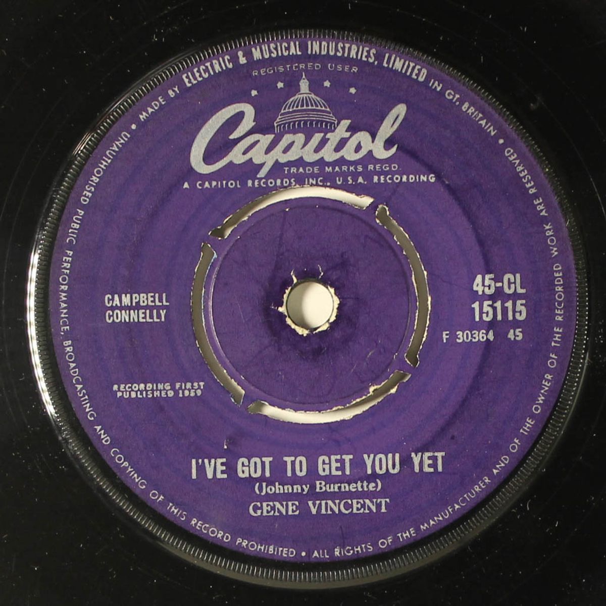 my heart / i've got to get you yet by GENE VINCENT