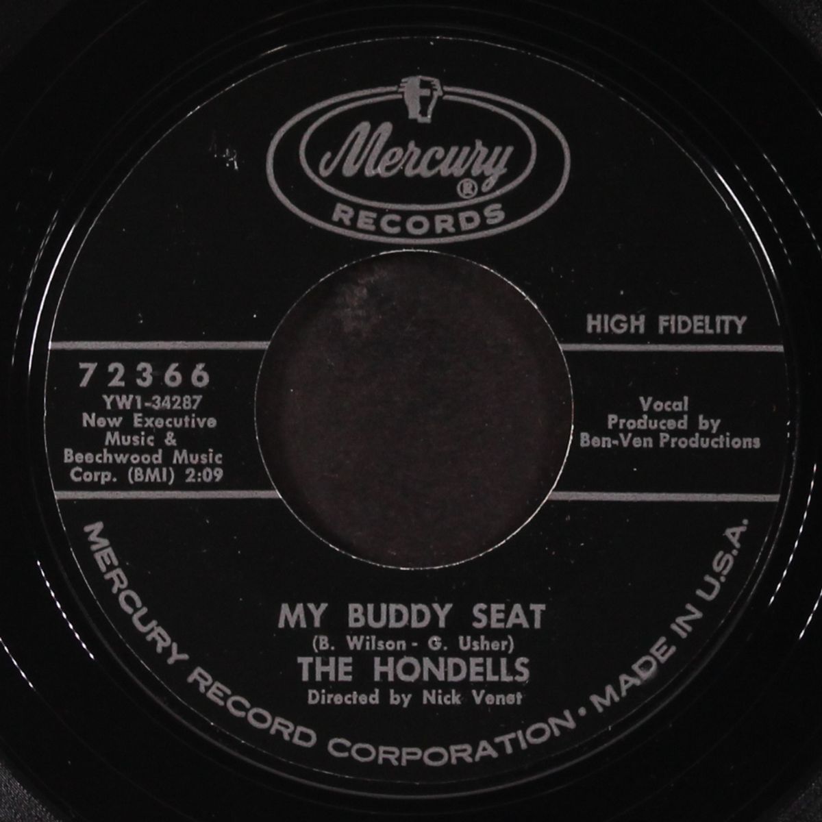 my buddy seat / you're gonna' ride with me by HONDELLS