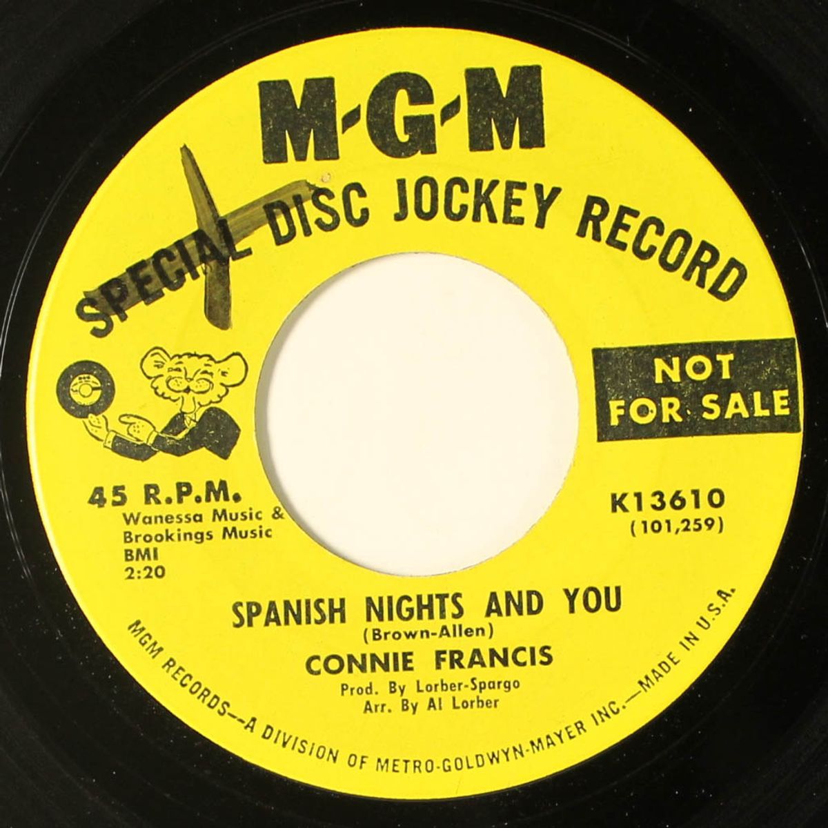 spanish nights and you by CONNIE FRANCIS