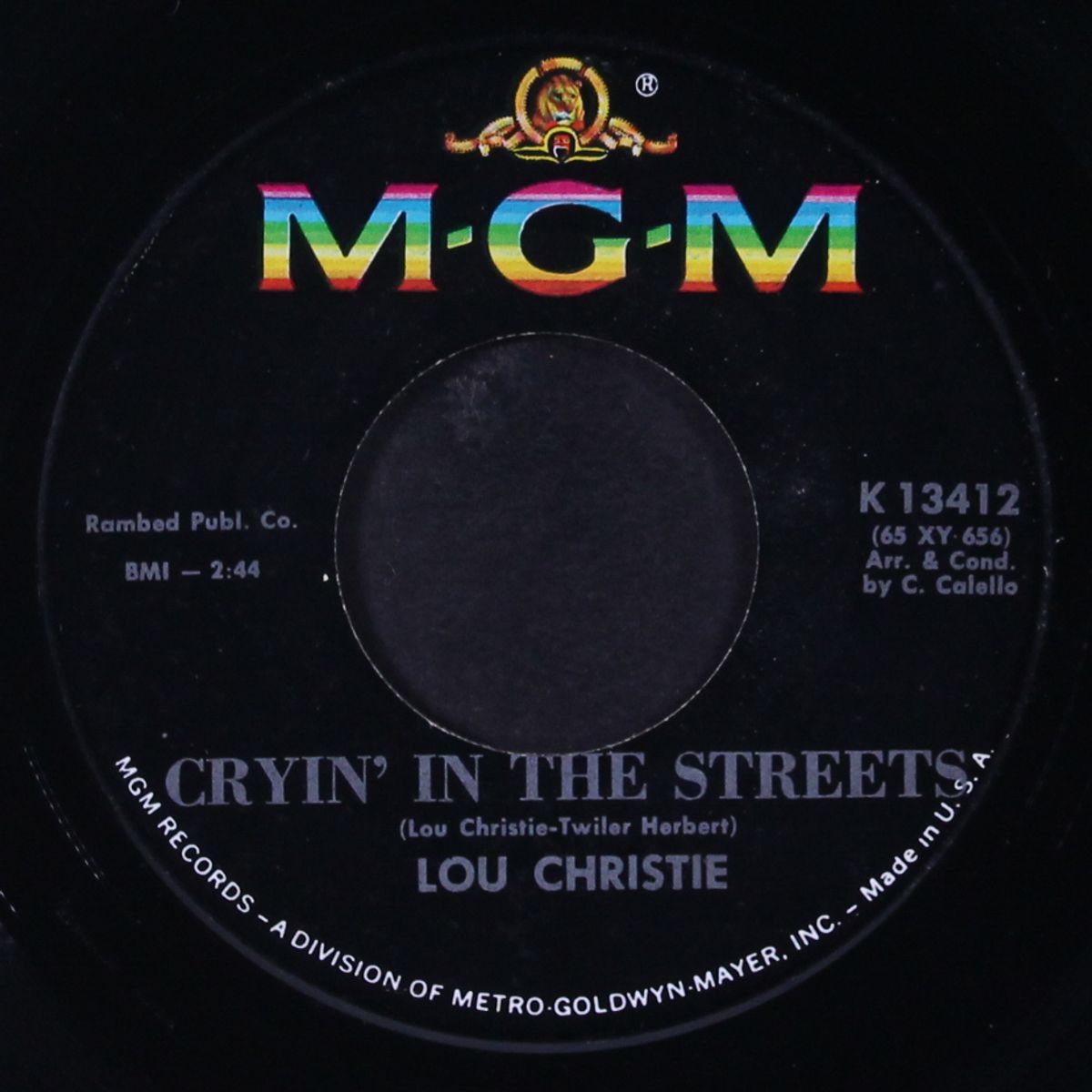lightnin' strikes by LOU CHRISTIE