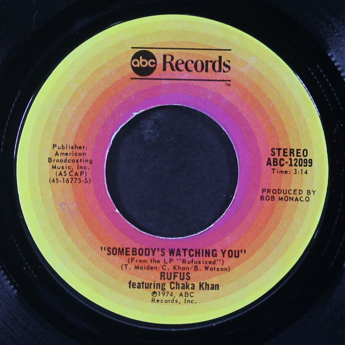 please pardon me (you remind me of a friend / somebody's watching you) by RUFUS & CHAKA KHAN