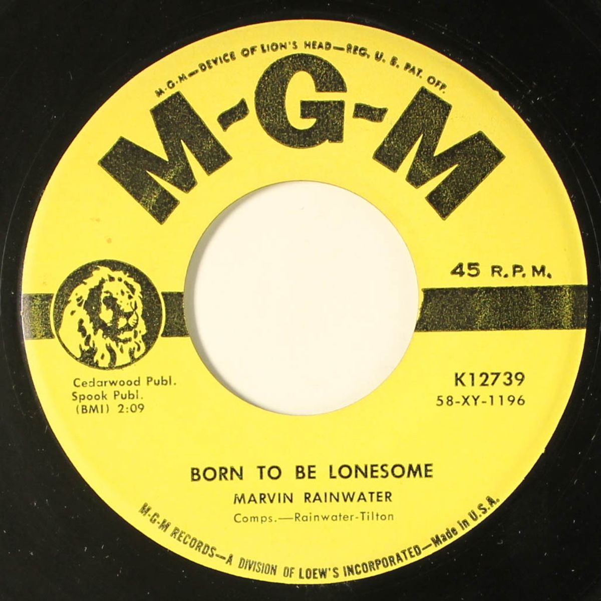lonely island / born to be lonesome by MARVIN RAINWATER