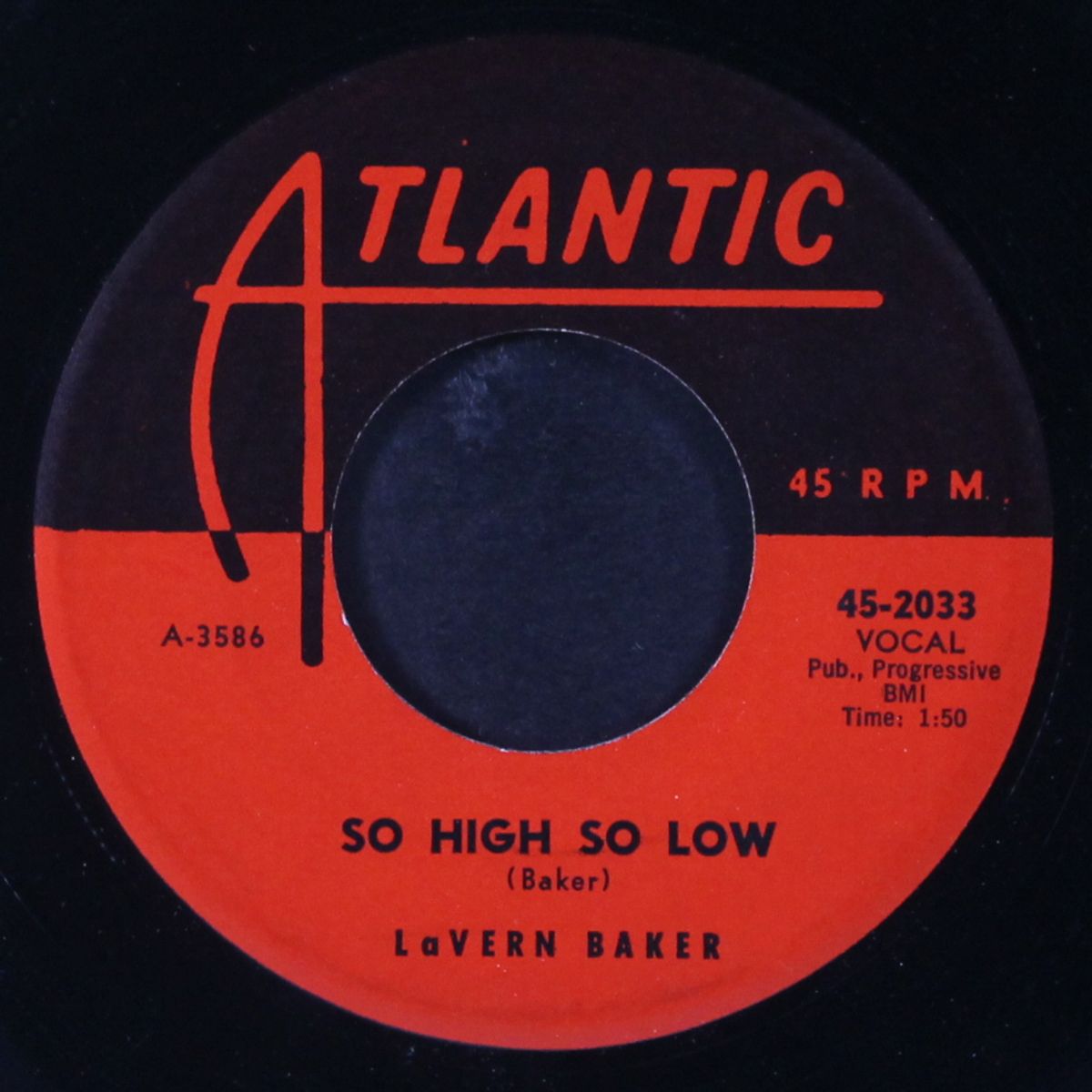 so high so low / if you love me by LAVERN BAKER