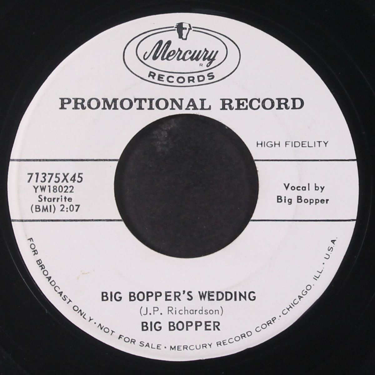 big bopper's wedding by BIG BOPPER