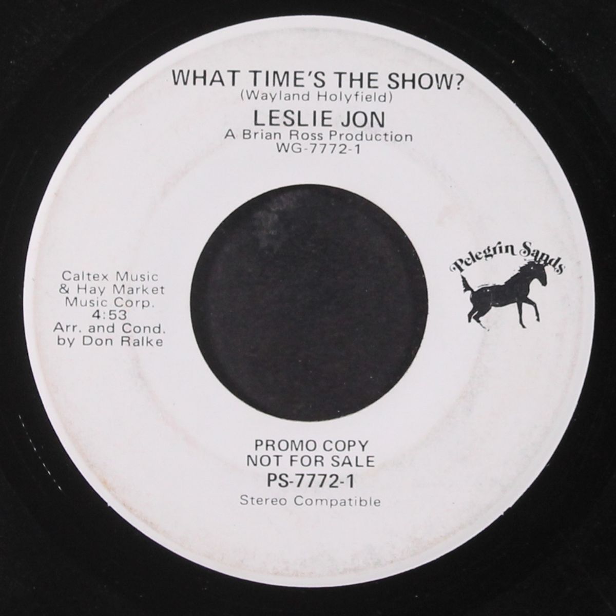 what time's the show by LESLIE JON