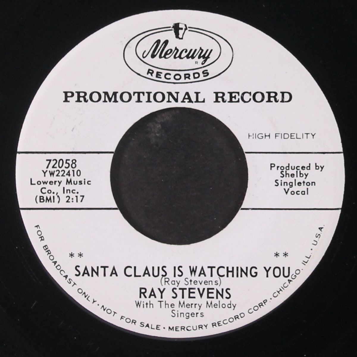 santa claus is watching you by RAY STEVENS