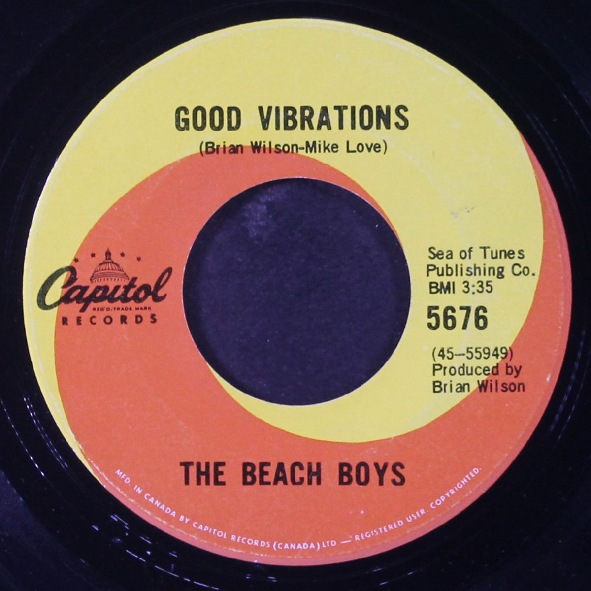 good vibrations / let's go away for awhile by BEACH BOYS