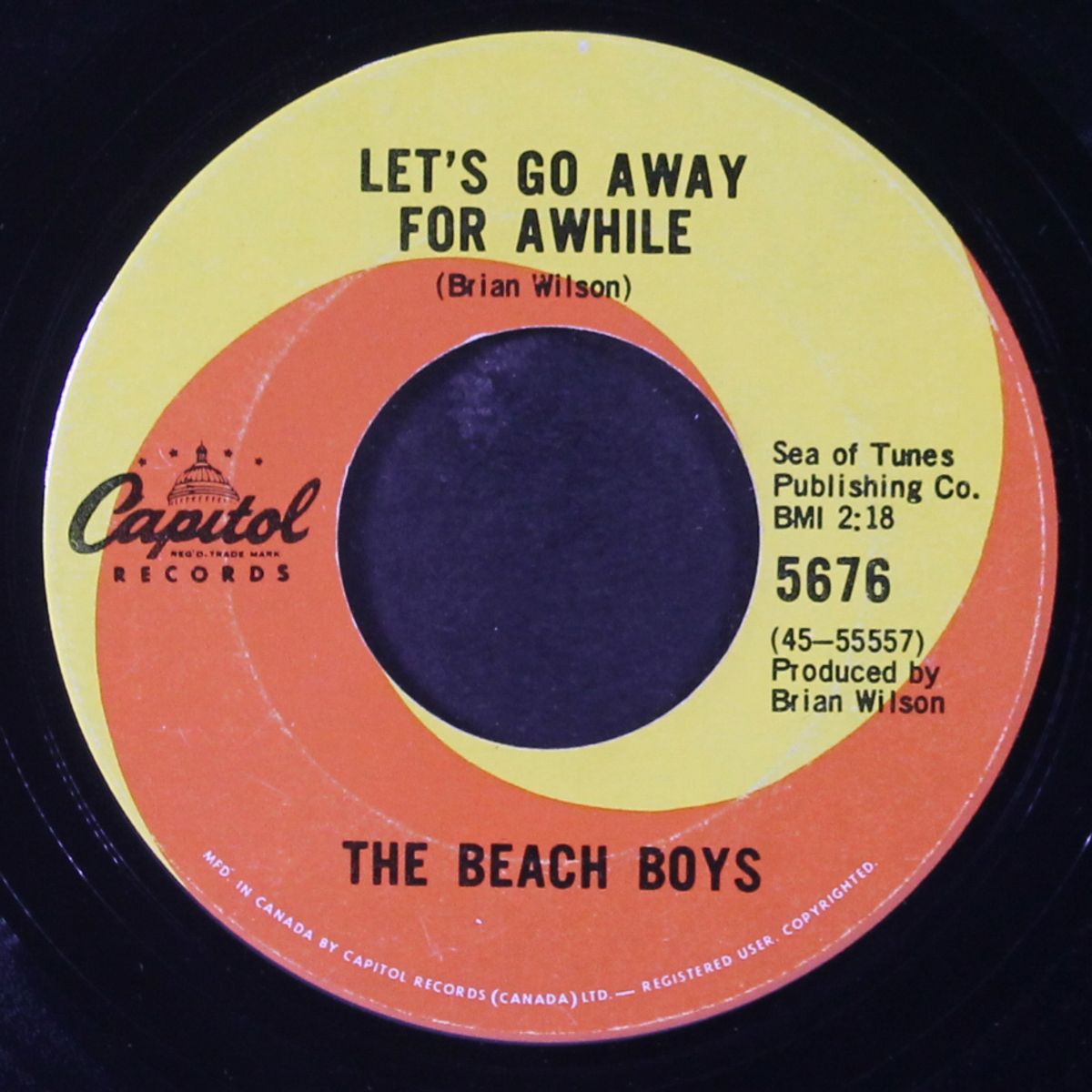 good vibrations / let's go away for awhile by BEACH BOYS