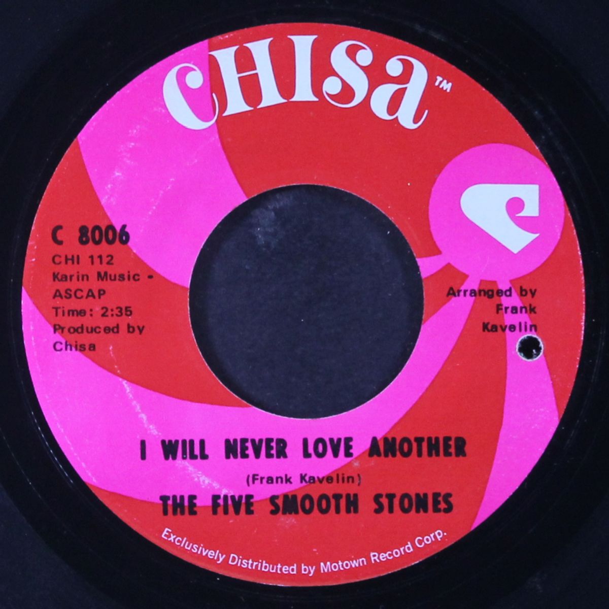 i will never love another / love unto me by FIVE SMOOTH STONES