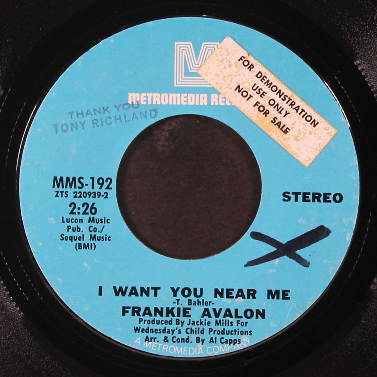 i want you near me by FRANKIE AVALON