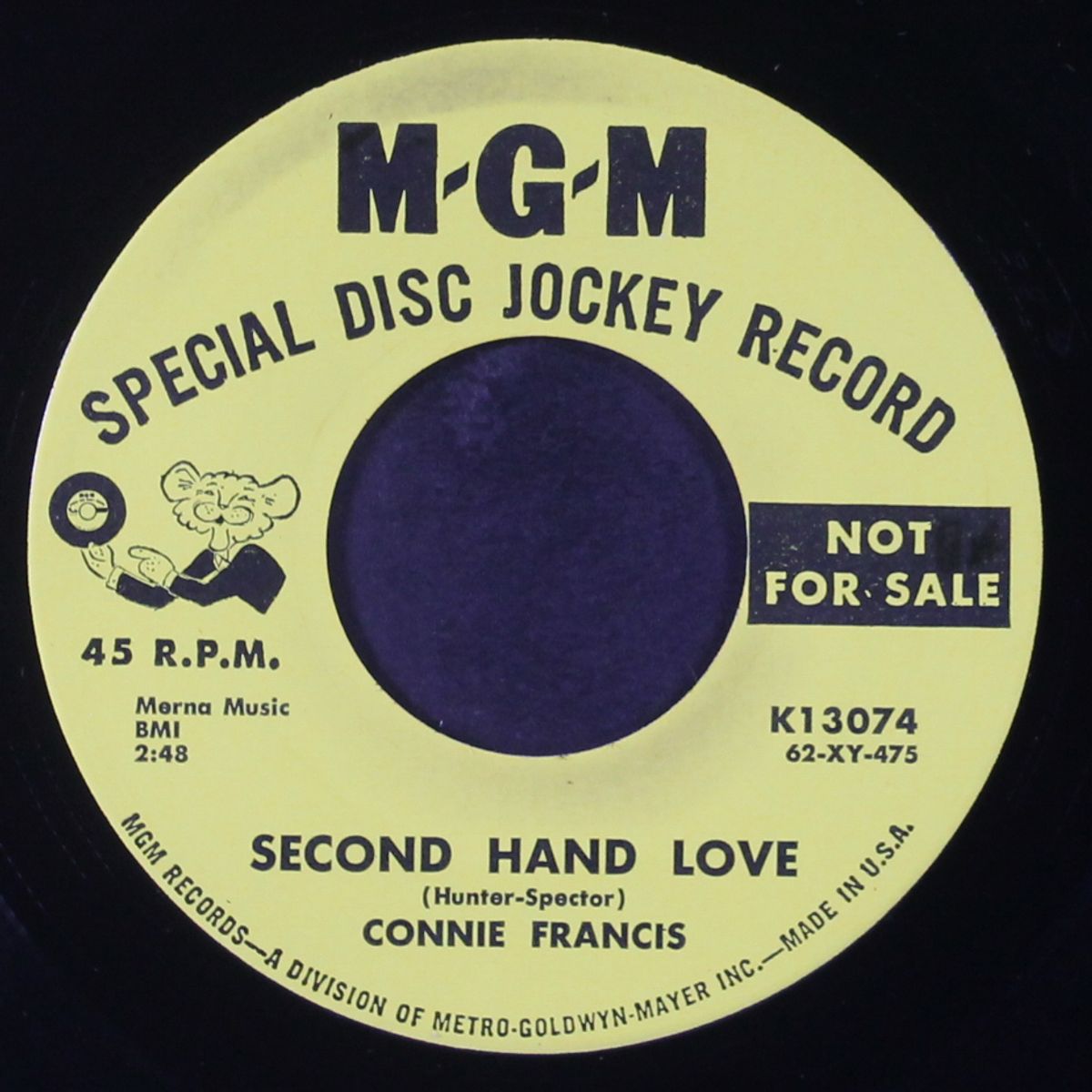 second hand love by CONNIE FRANCIS