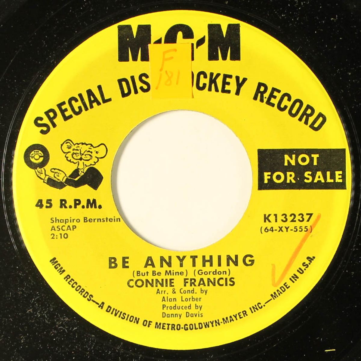 be anything by CONNIE FRANCIS