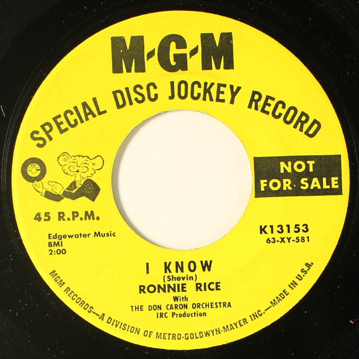 i know by RONNIE RICE