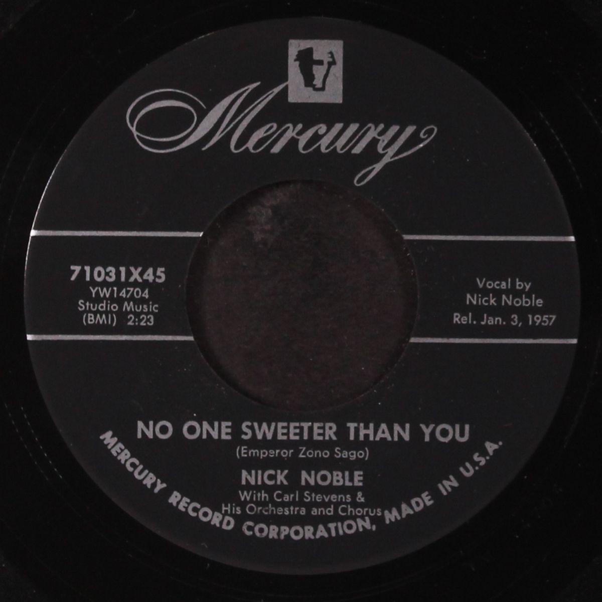 no one sweeter than you by NICK NOBLE