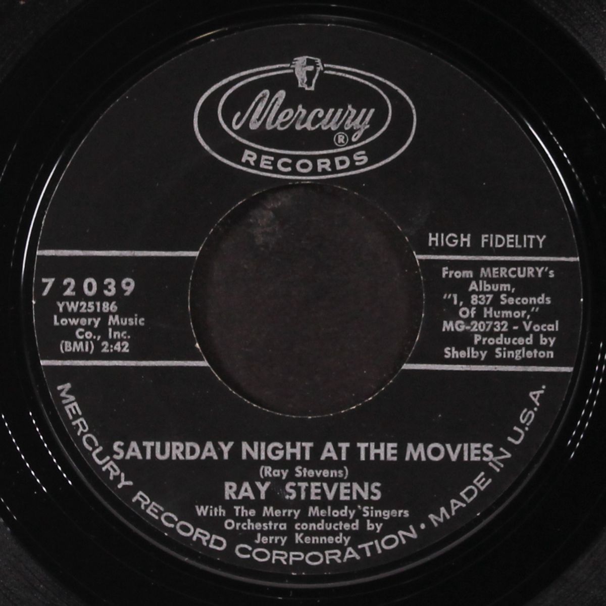 saturday night at the movies / further more by RAY STEVENS