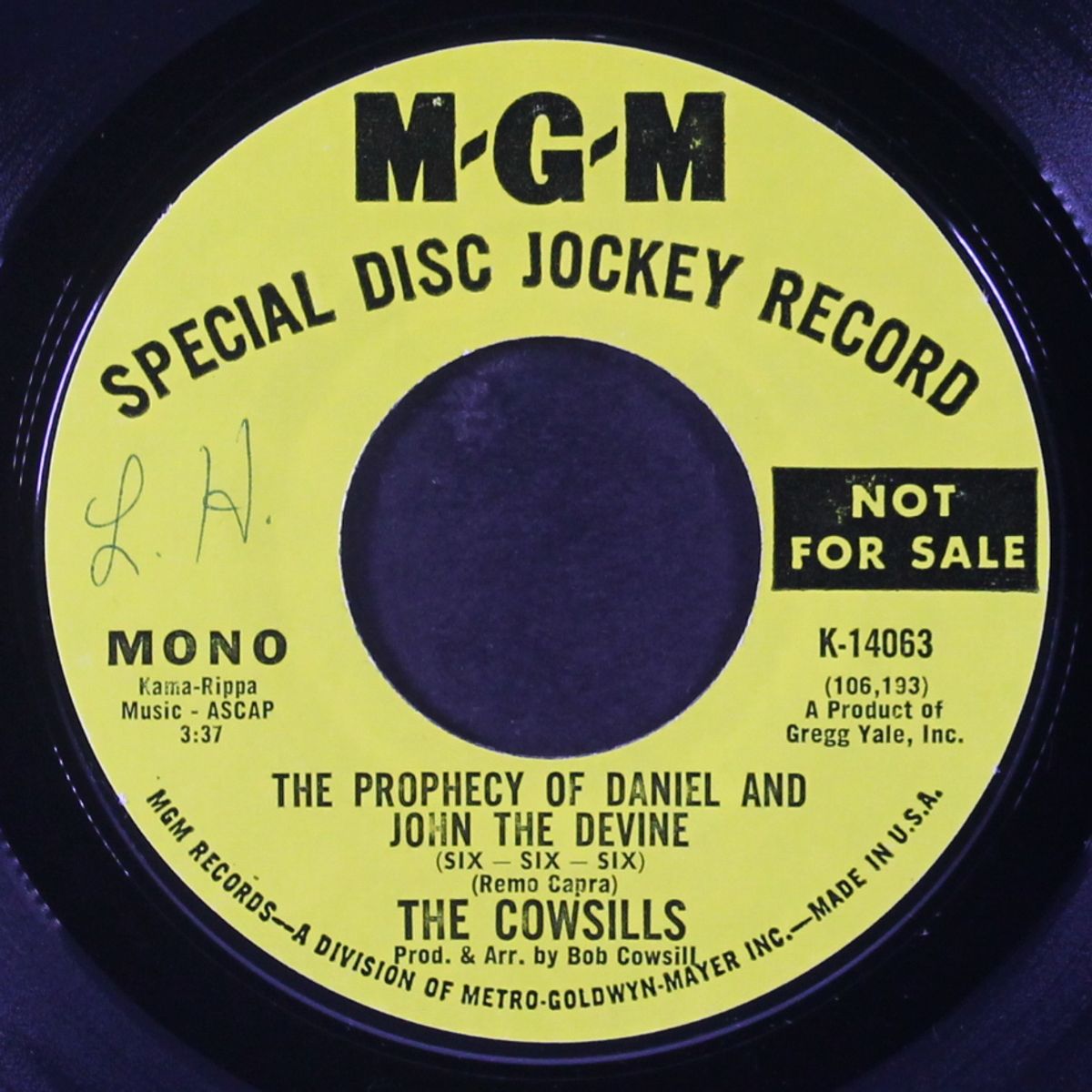 the prophecy of daniel & john the divine by COWSILLS