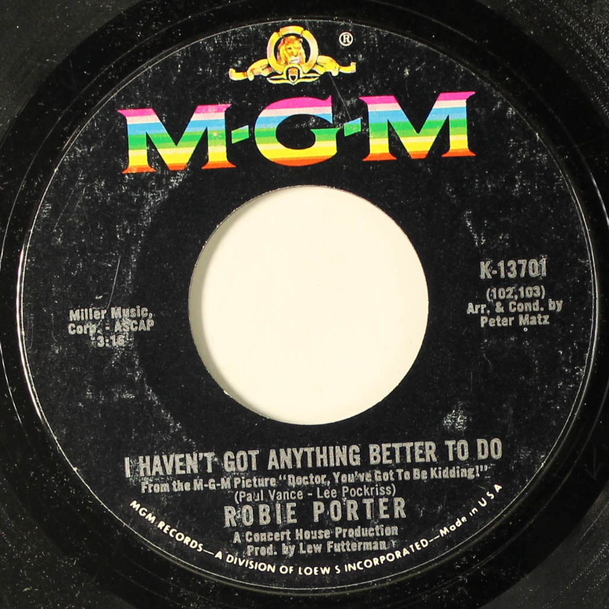 i haven't got anything better to do by ROBIE PORTER