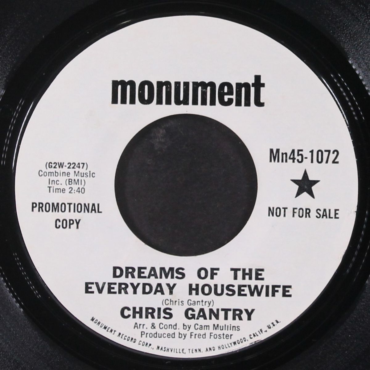 dreams of the everyday housewife / dad i never saw you cry by CHRIS GANTRY