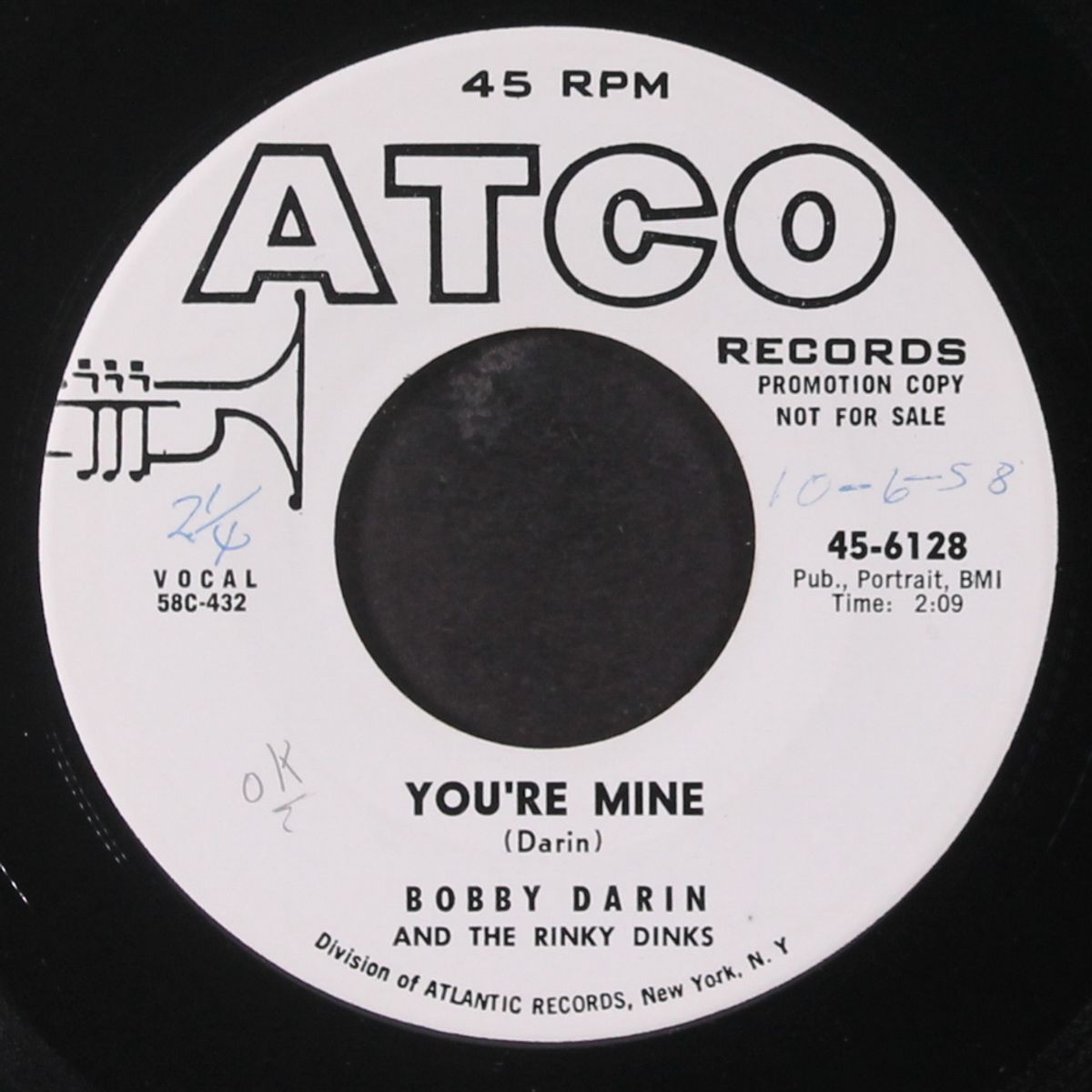 mighty mighty man / you're mine by BOBBY DARIN