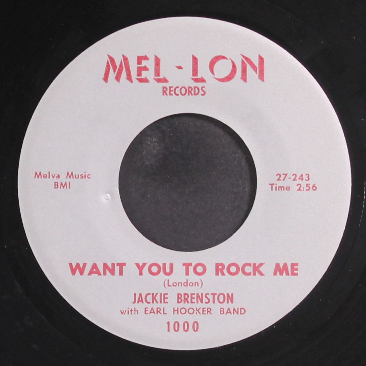 down in my heart / want you to rock me by JACKIE BRENSTON